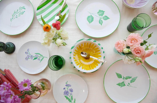 Herbs Set 4 plates