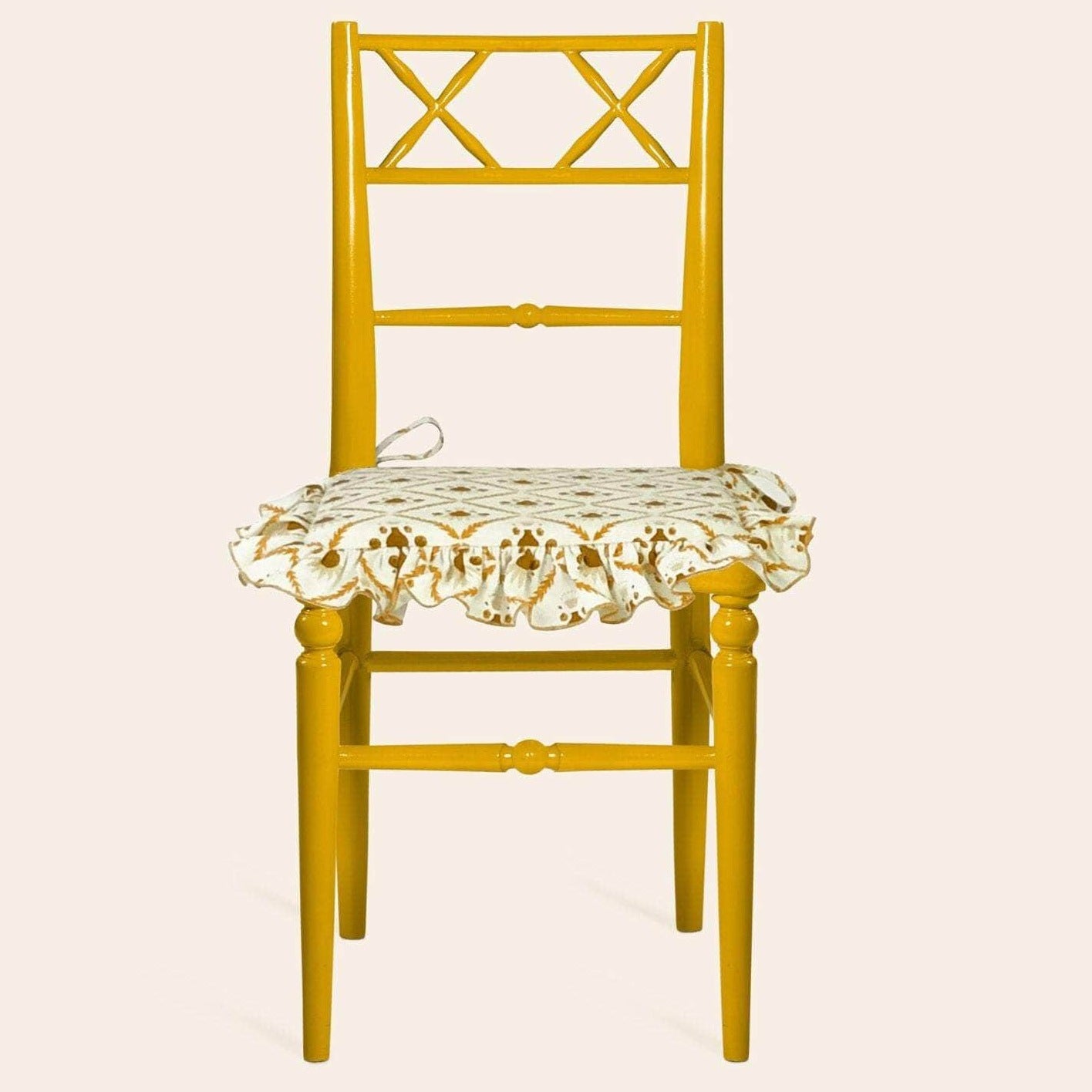 Pair of Chiara Dining Chairs, Mustard