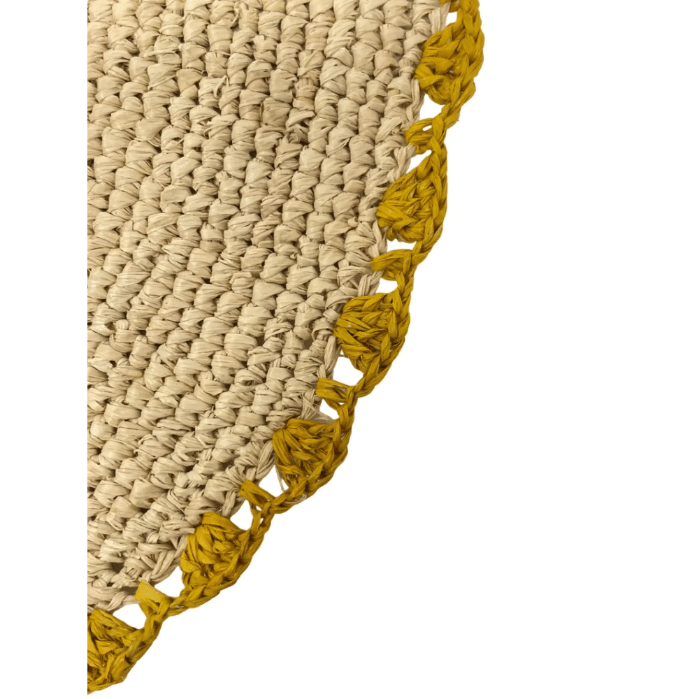 Marigold Raffia Placemat