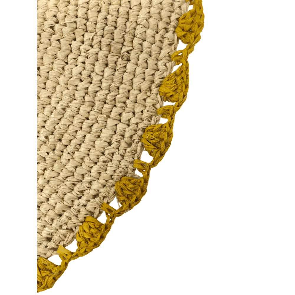 Load image into Gallery viewer, Marigold Raffia Placemat
