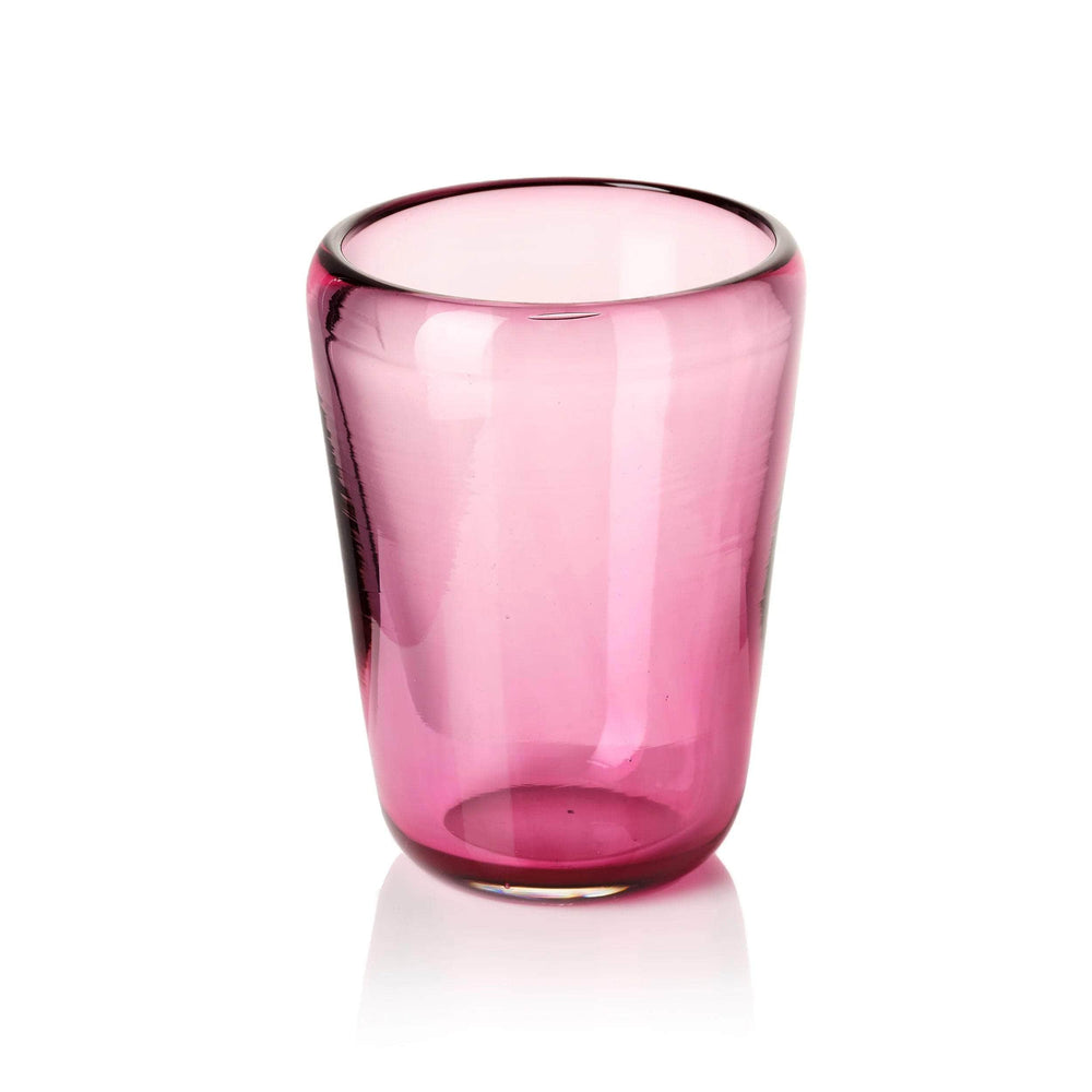 Thyme Hand Blown Water Glass in Ruby