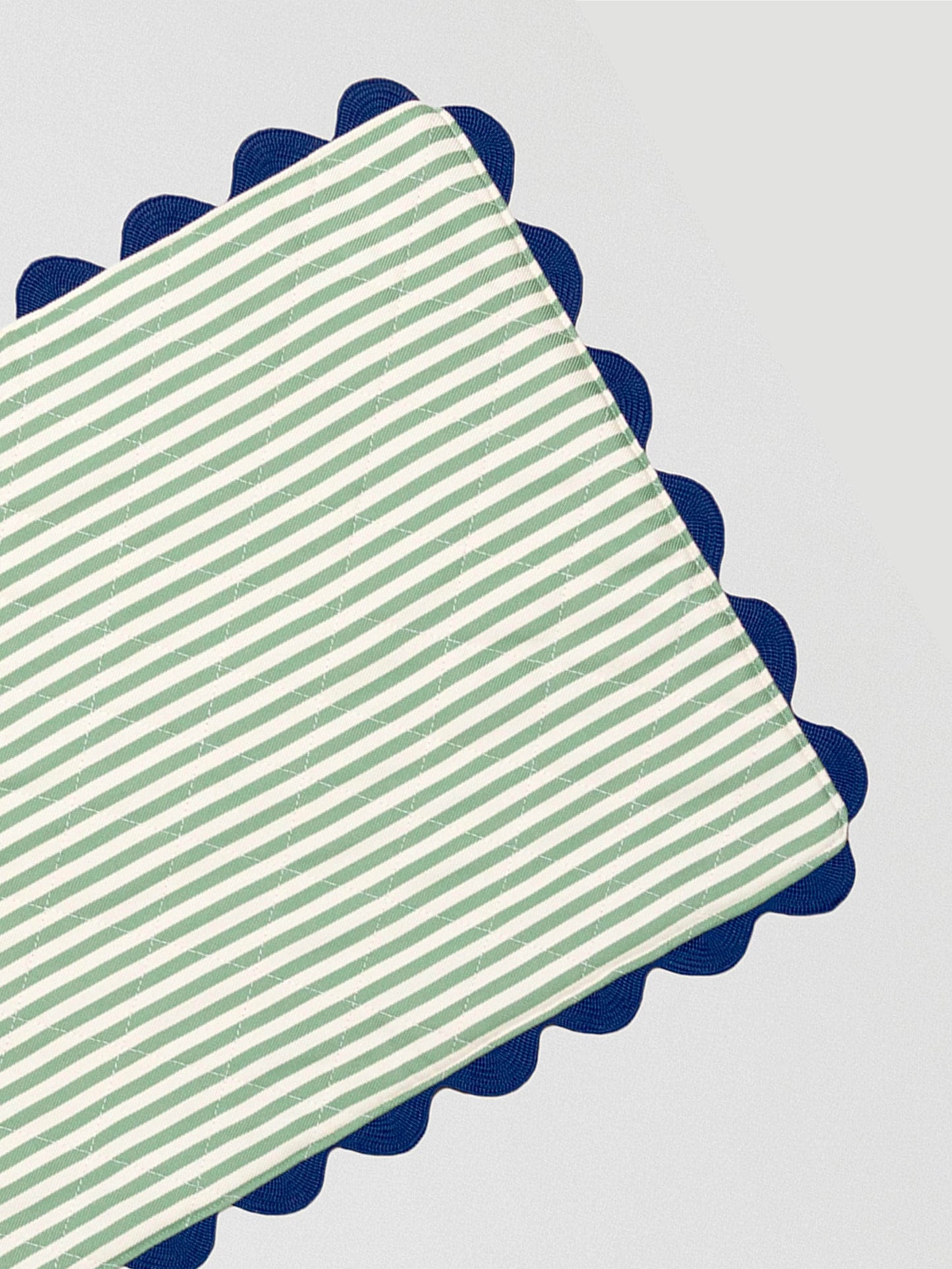 Green Striped Placemat