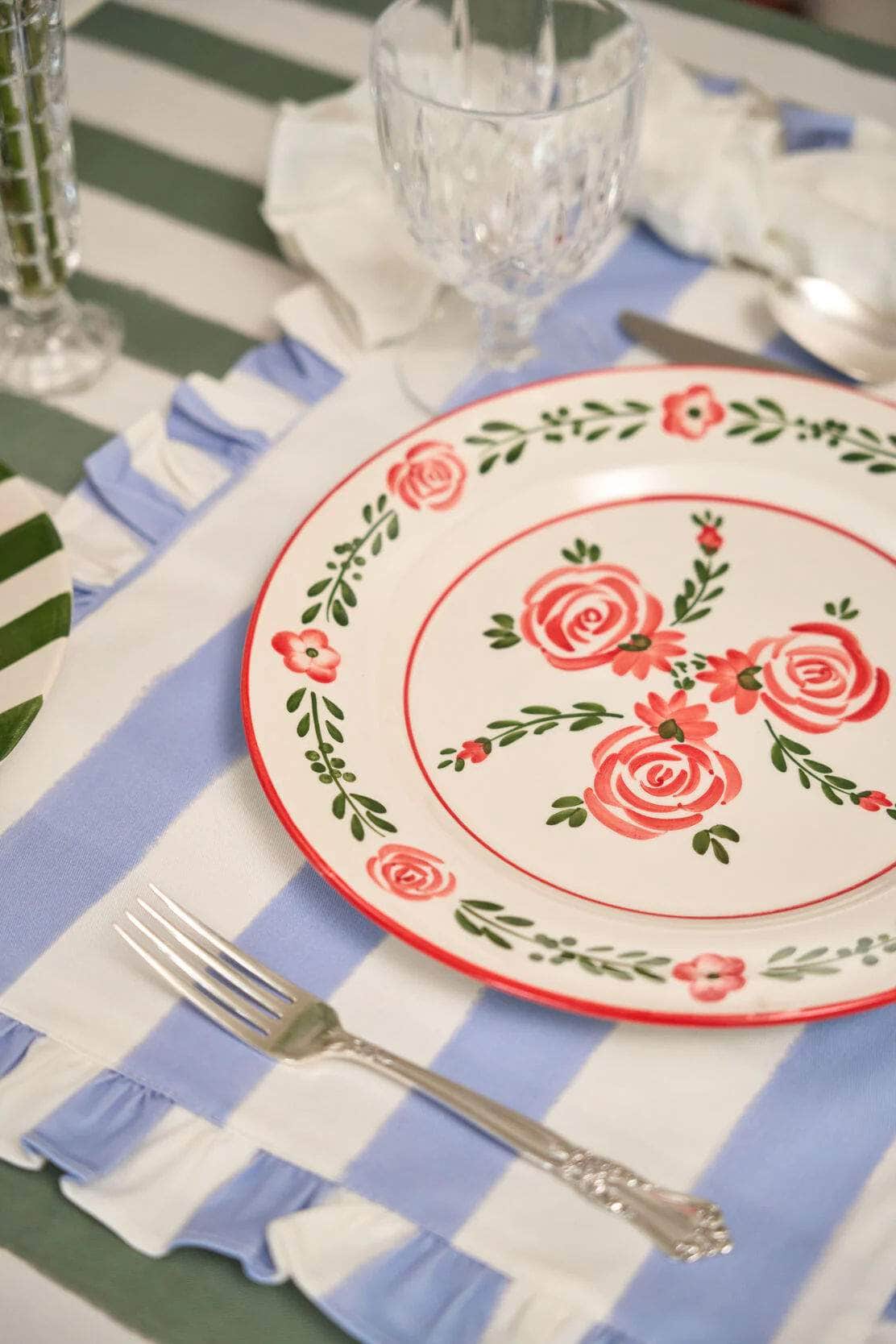 Dinner Plate with Flower Design - Between Us