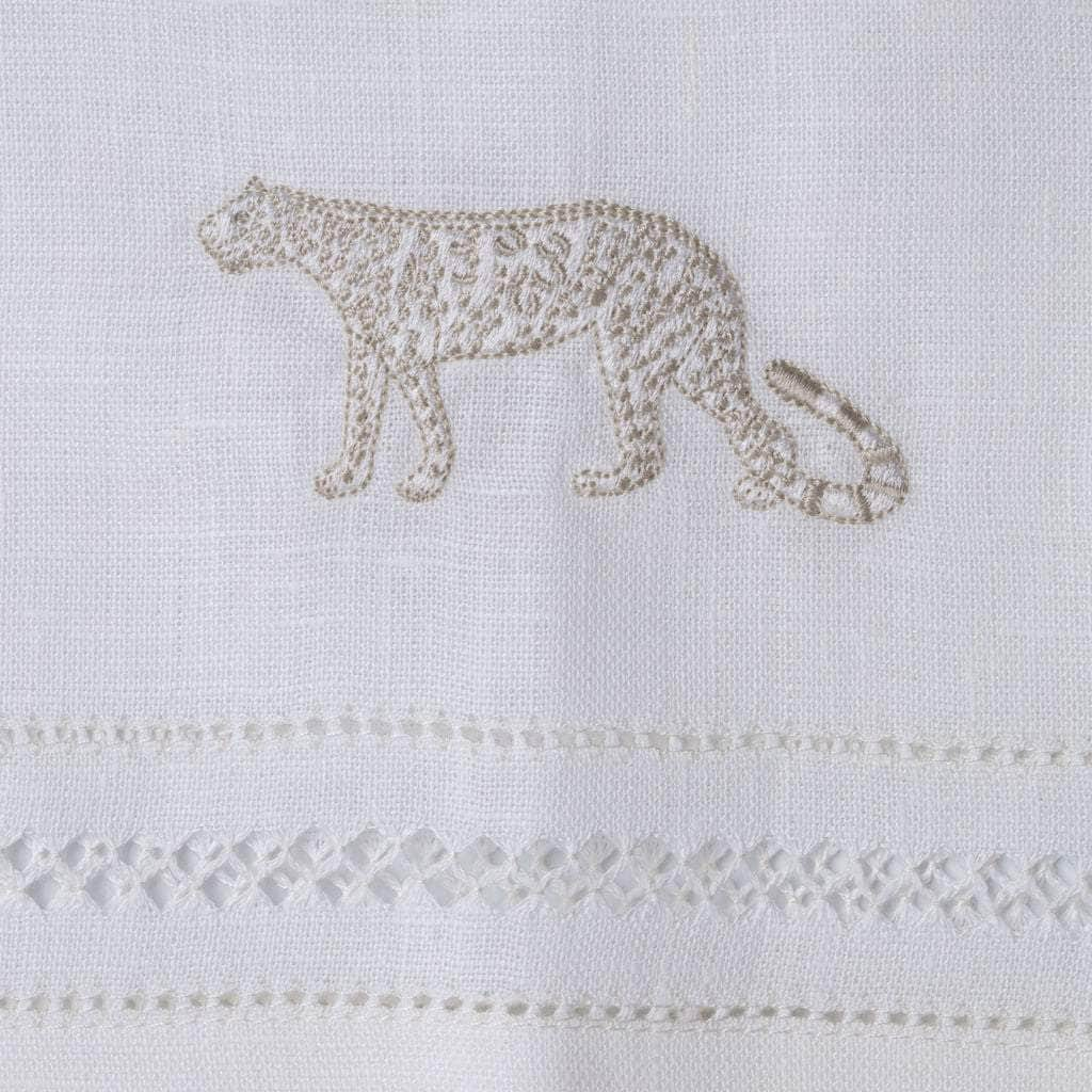 Hand Towel Diamond Stitch Leopard