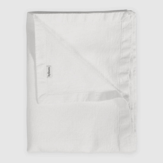 Linen Tablecloth White