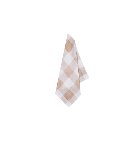 Load image into Gallery viewer, Pink Gingham Napkins, Set of Four
