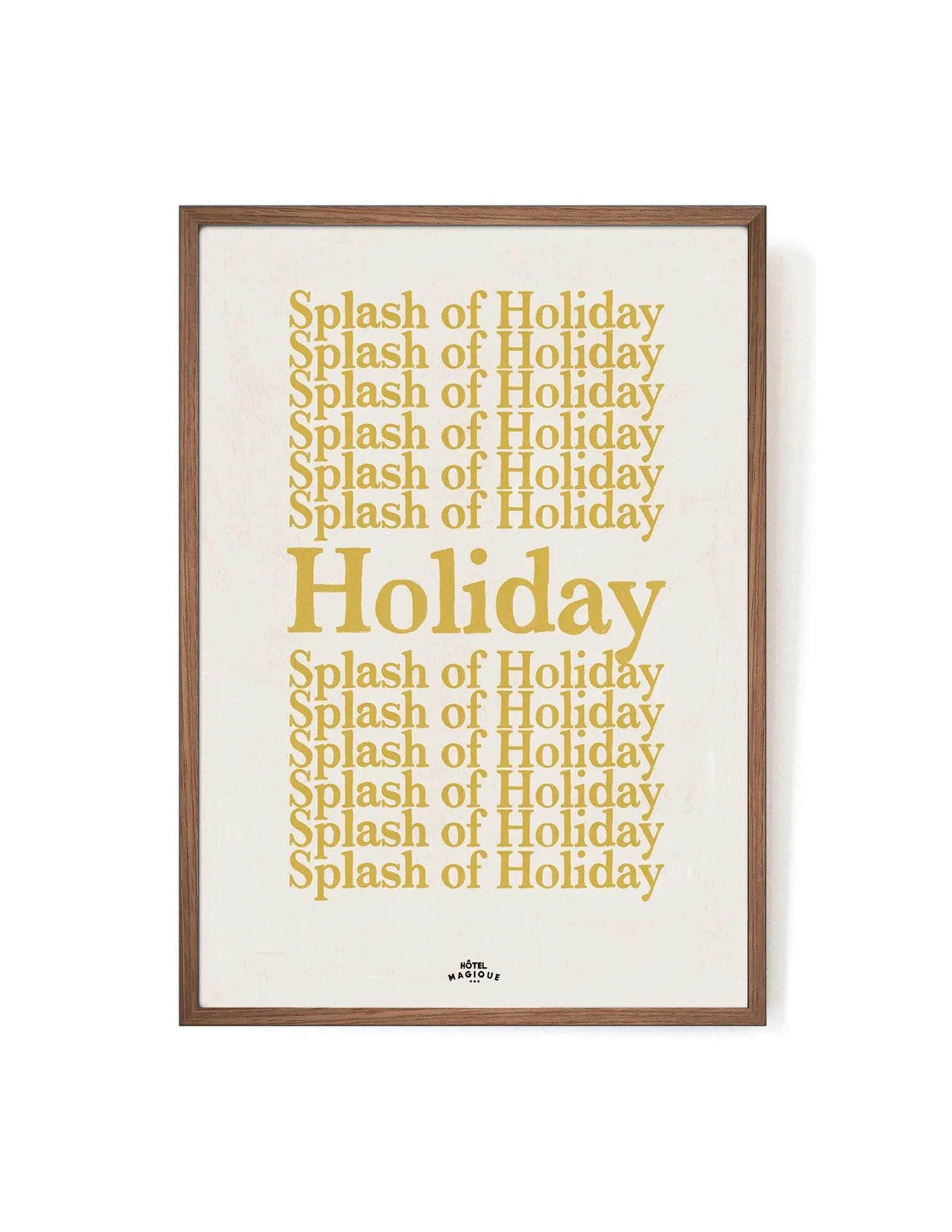 A Splash of Holiday Art Print