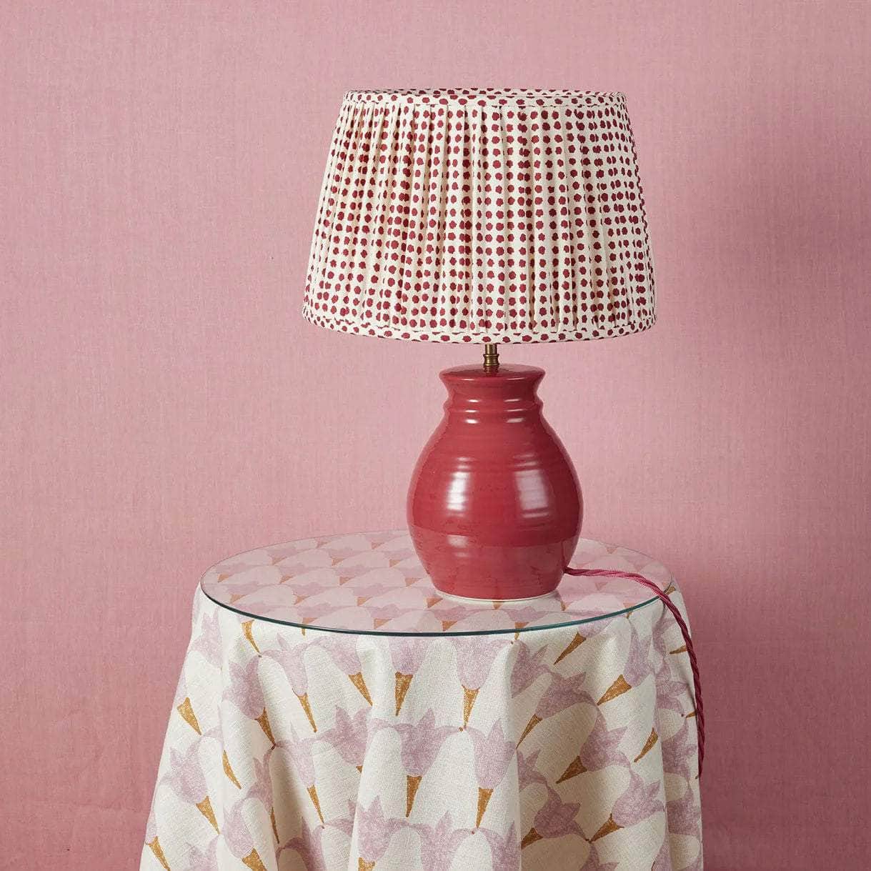Pleated Seed Iron Large Lampshade