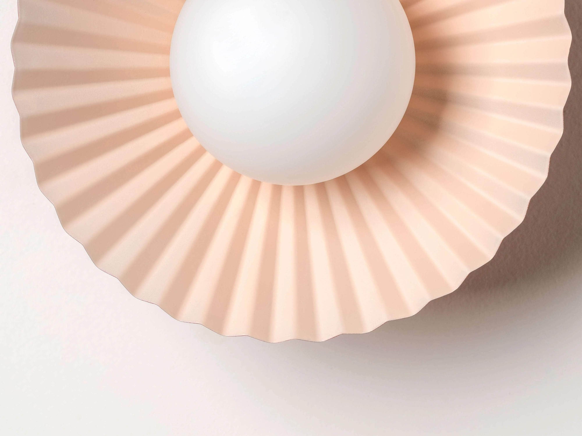 The Pleat wall and flush ceiling light - Houseof x Emma Gurner