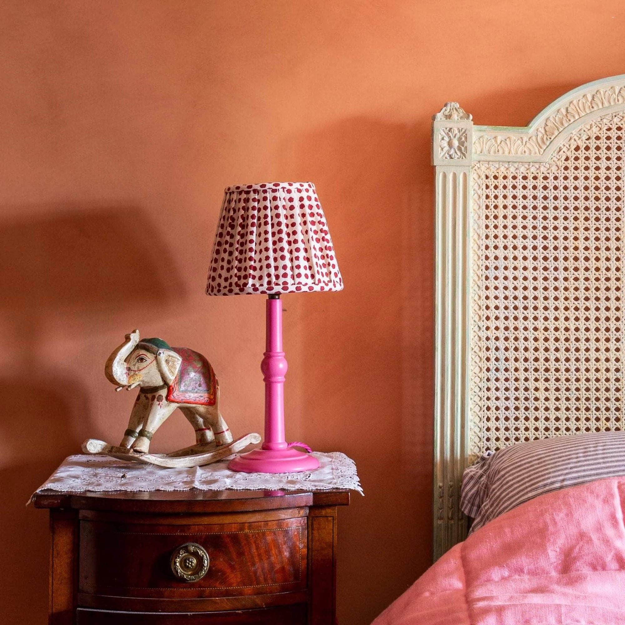 Pleated Seed Iron Small Lampshade