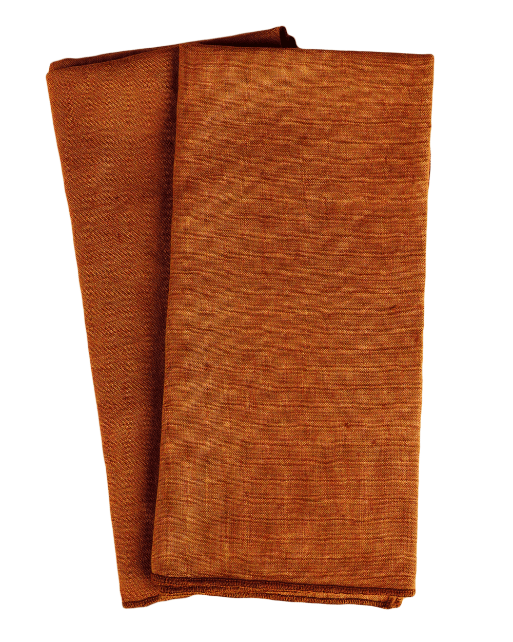 Terracotta linen napkin