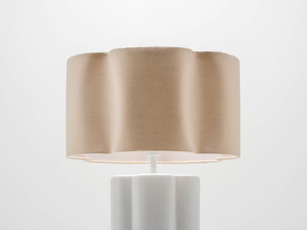Flower ceramic table lamp
