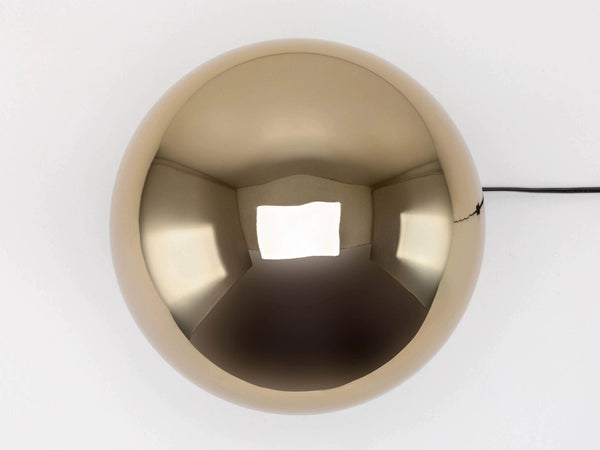 Brass mushroom dome table lamp