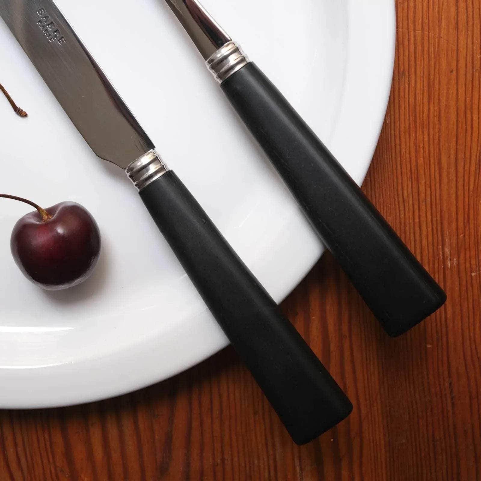 Nature 5Pc Cutlery Set | Black Press Wood