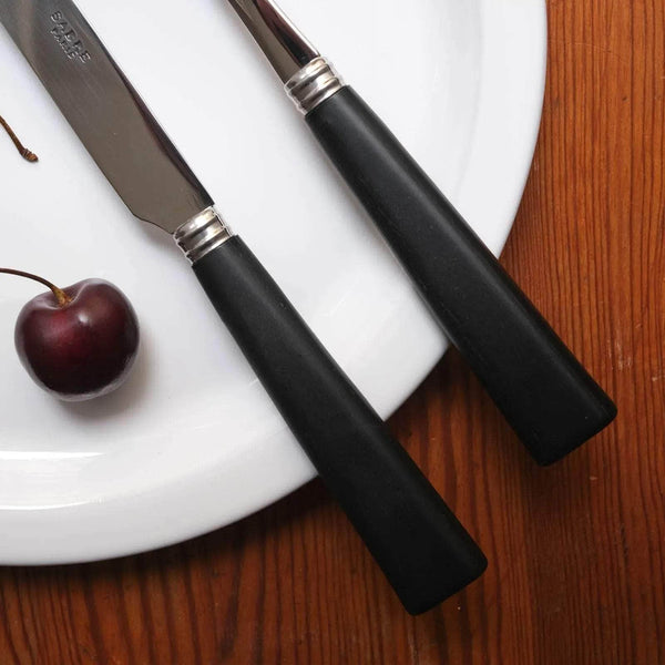 Nature 5Pc Cutlery Set | Black Press Wood
