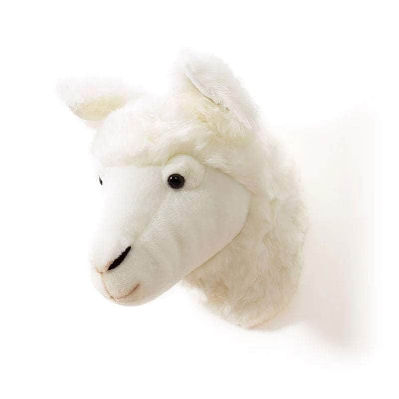 Lily the Llama Wall Mounted Plush Head