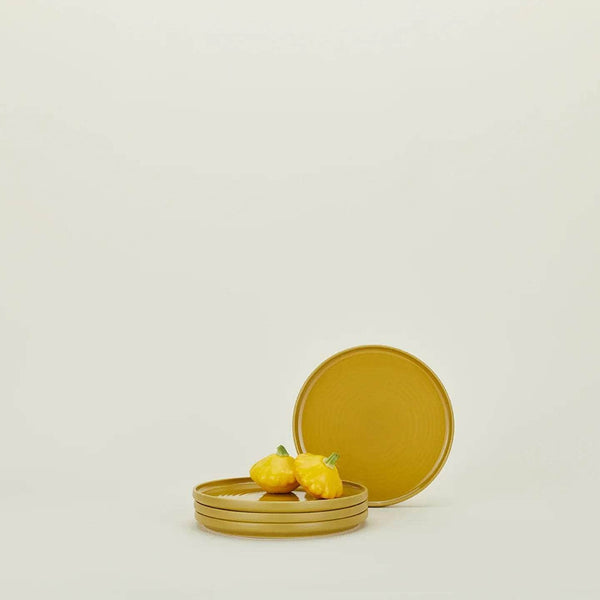 Essential Salad Plate - Set Of 4, Mustard