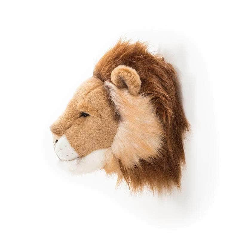 Cesar the Lion Wall Mounted Plush Head