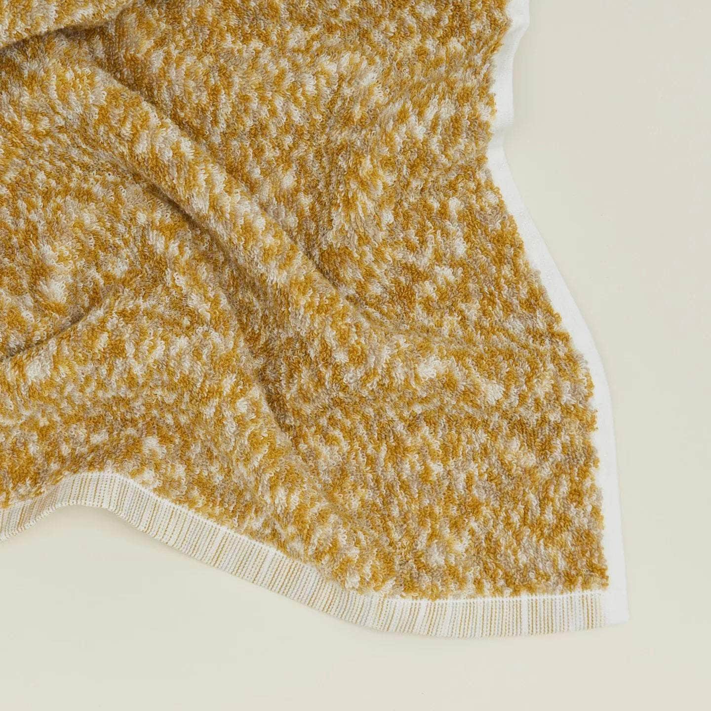 Space Dye Terry Towels - Mustard