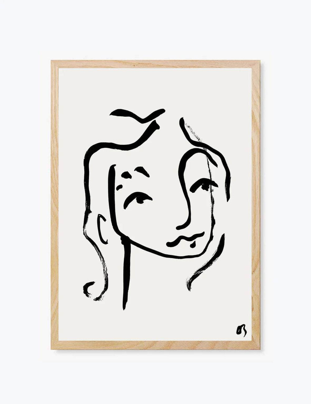 Woman In The Sun | Wall Art Print