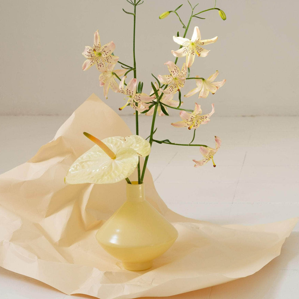 Vanilla Glass Vase