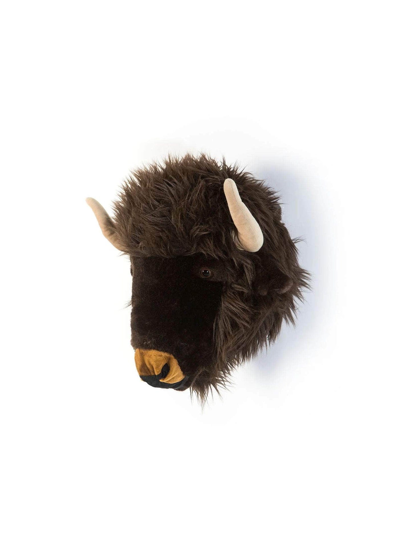 Alex the Bison Wall Mounted Plush Head