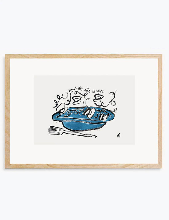 Spaghetti Alle Vongole | Wall Art Print