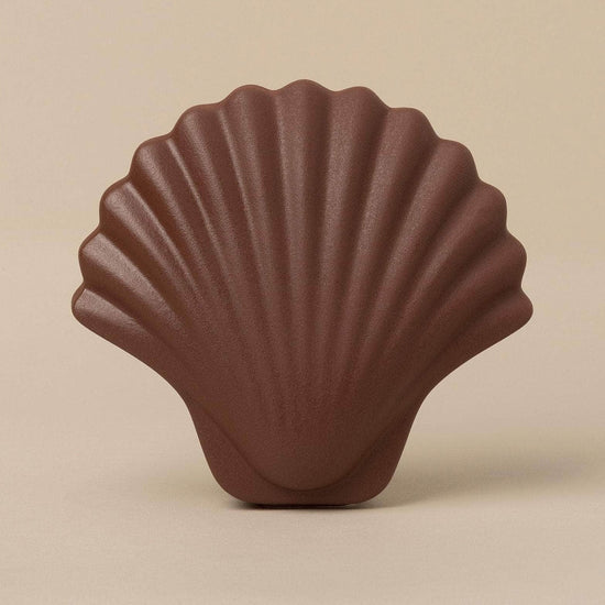 Dark Brown Seashell Vase