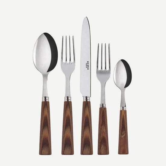 Nature 5Pc Cutlery Set | Brown