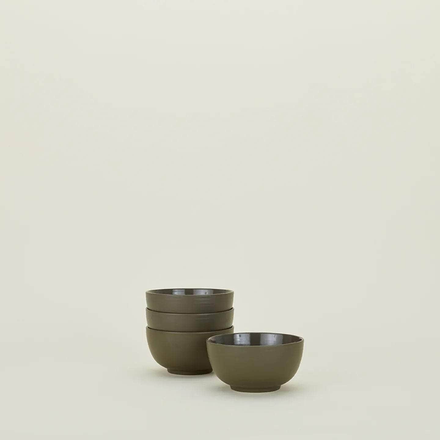 Essential Large Bowl - Set Of 4, Olive