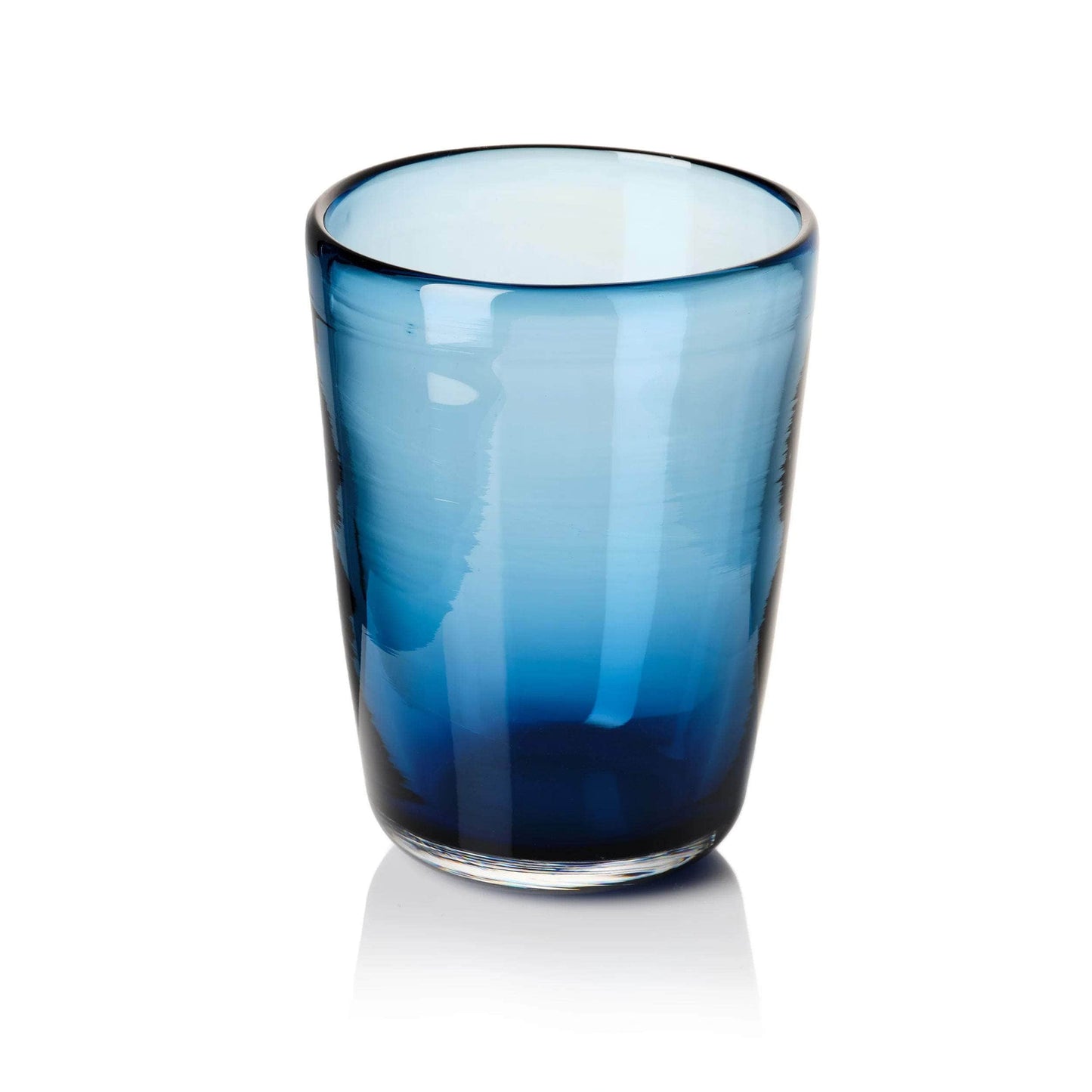 Thyme Hand Blown Water Glass in Blue