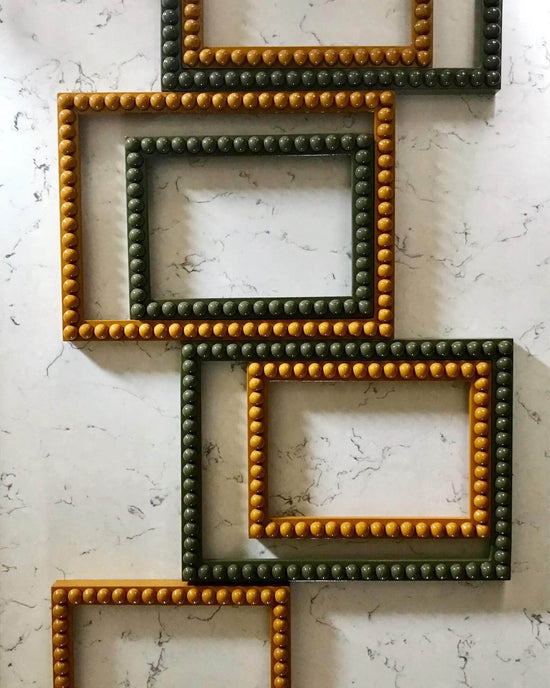 Mustard Bobbin Picture Frame