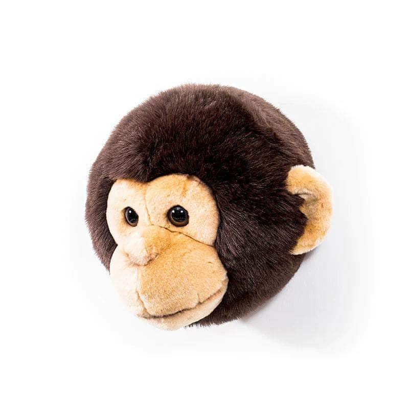 Joe the Monkey Wall Mounted Plush Head