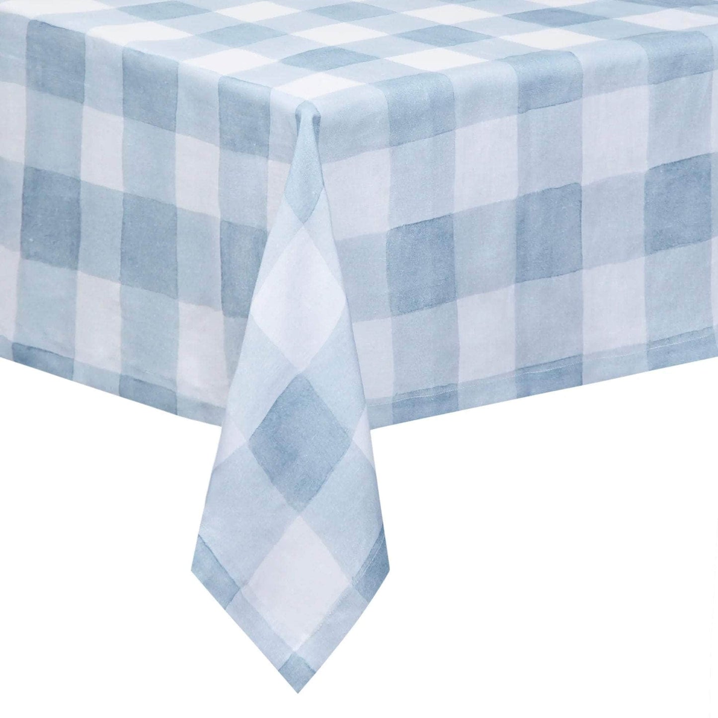 Blue Gingham Tablecloth