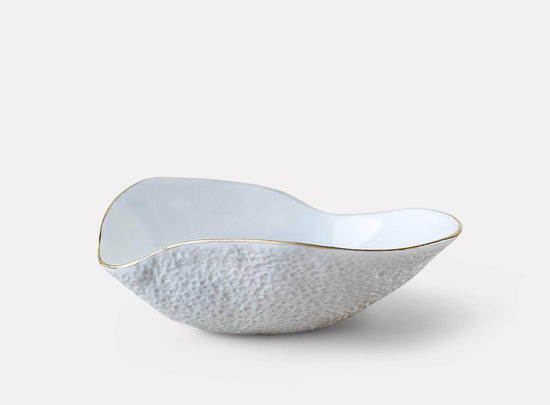 Load image into Gallery viewer, Indulge nº2 / Side Bowl / White With Gold Detail
