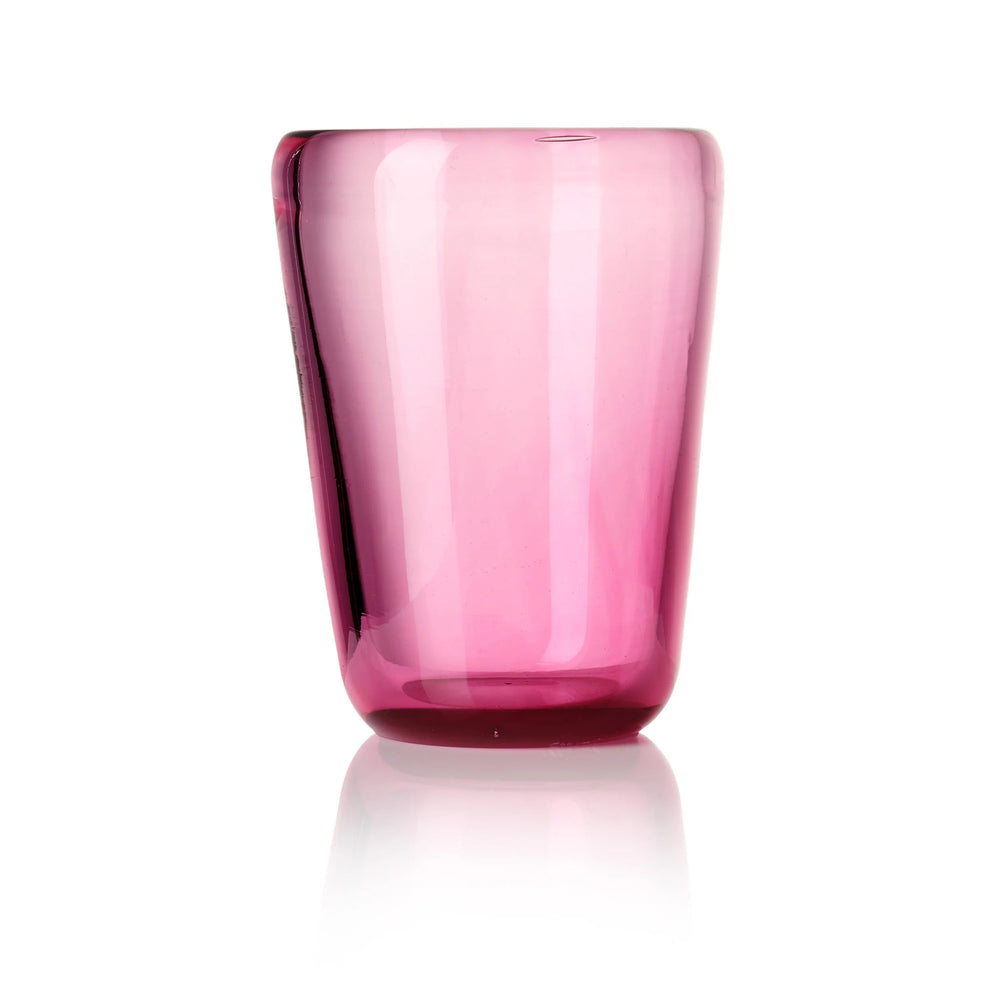 Thyme Hand Blown Water Glass in Ruby