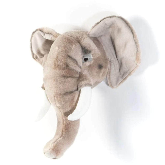 George the Elephant Wall Mounted Plush Head