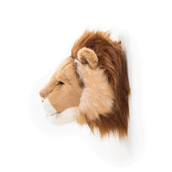 Cesar the Lion Wall Mounted Plush Head