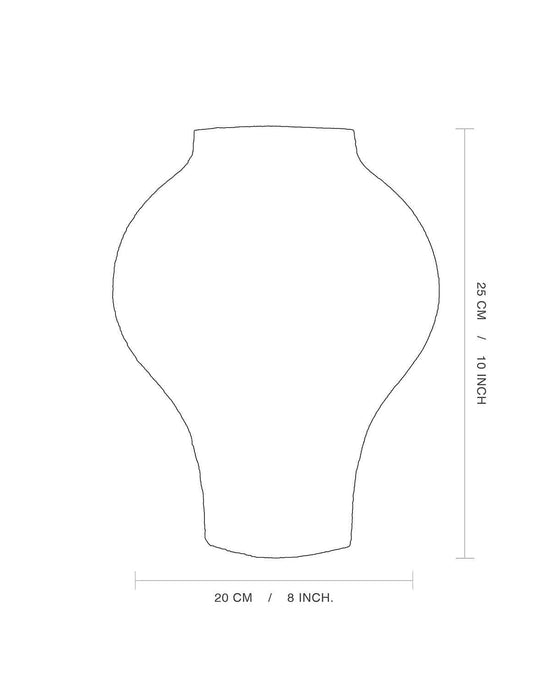 Ceramic Vase 'Lines’