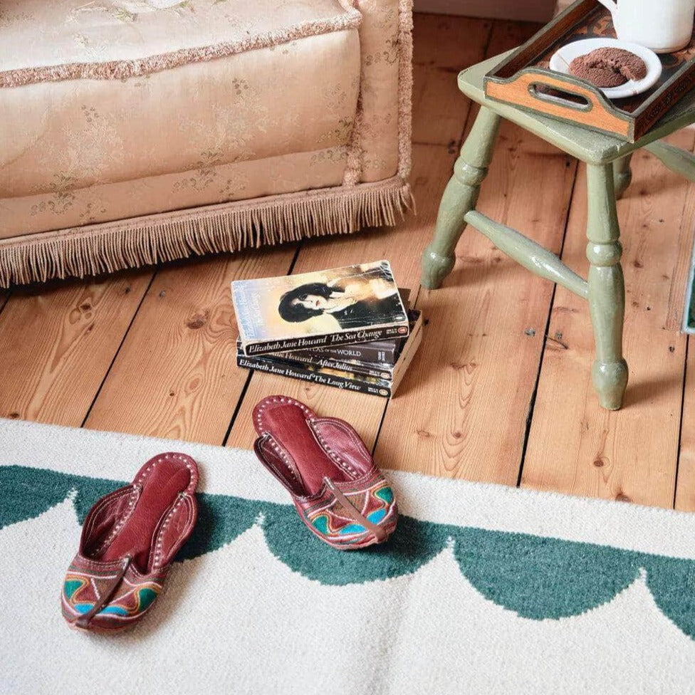 Cavea Rug in Forest Green