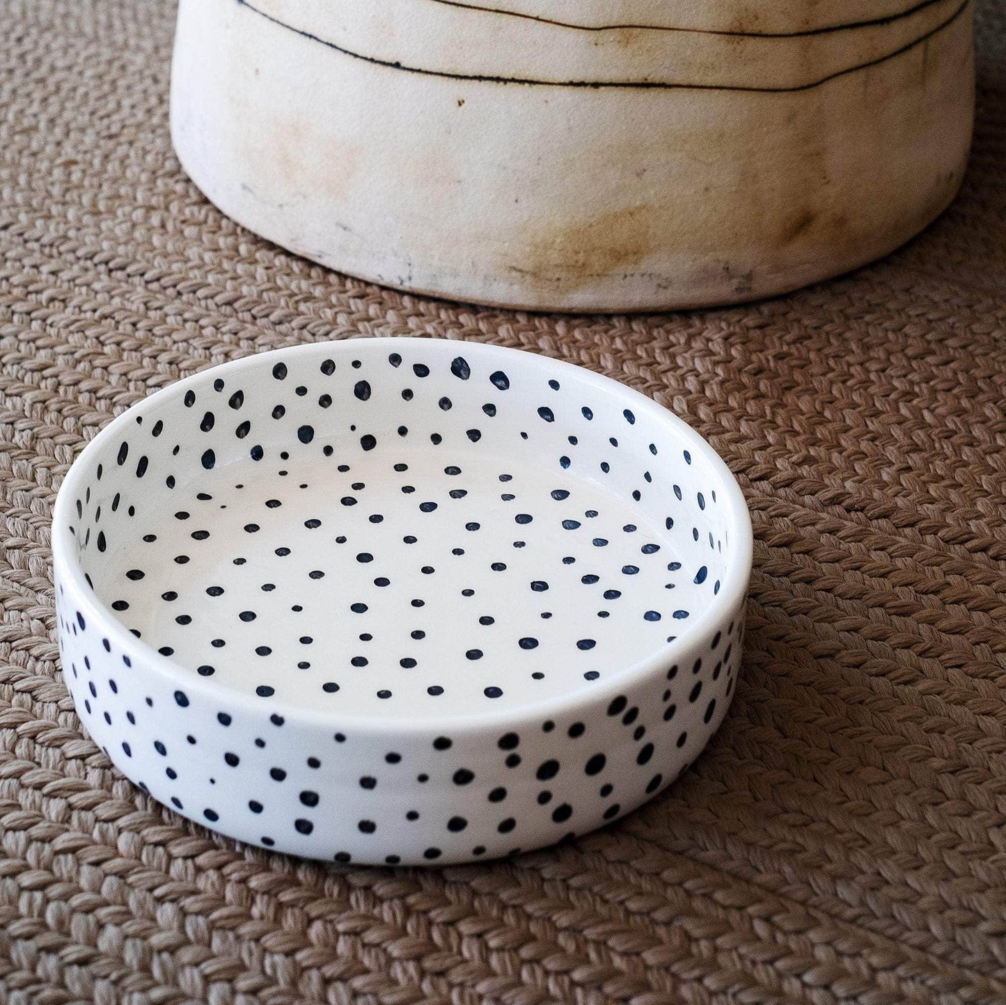 Black Spots Pet Bowl