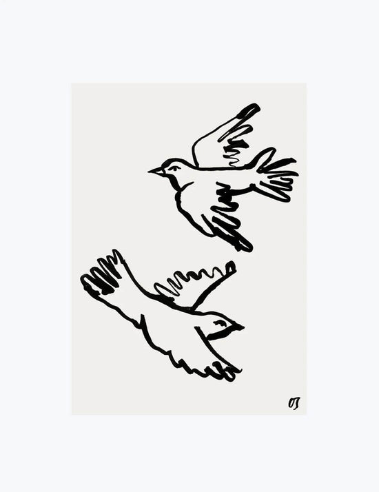 The Doves Art Print