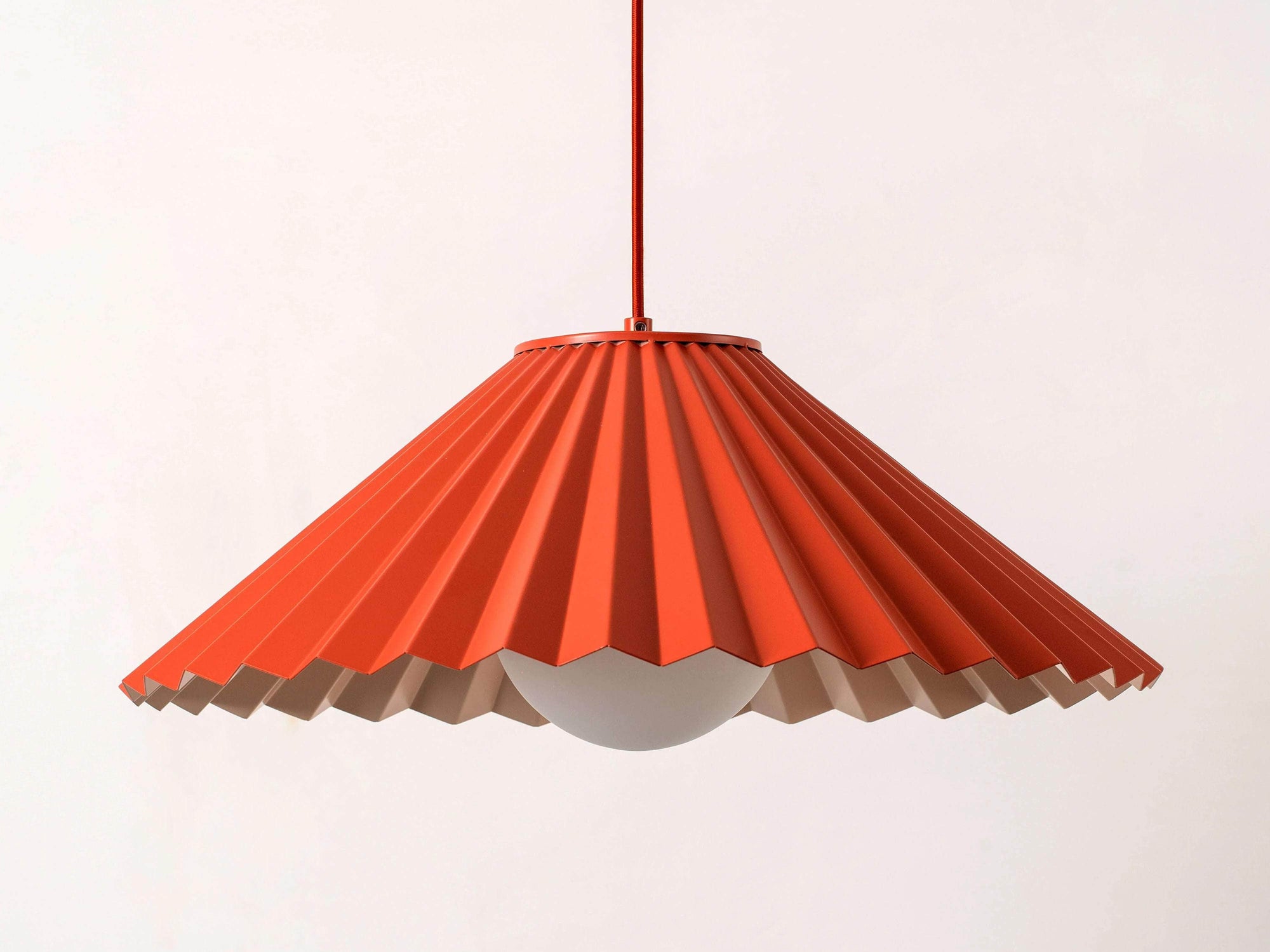 The Pleat pendant ceiling light- Houseof x Emma Gurner