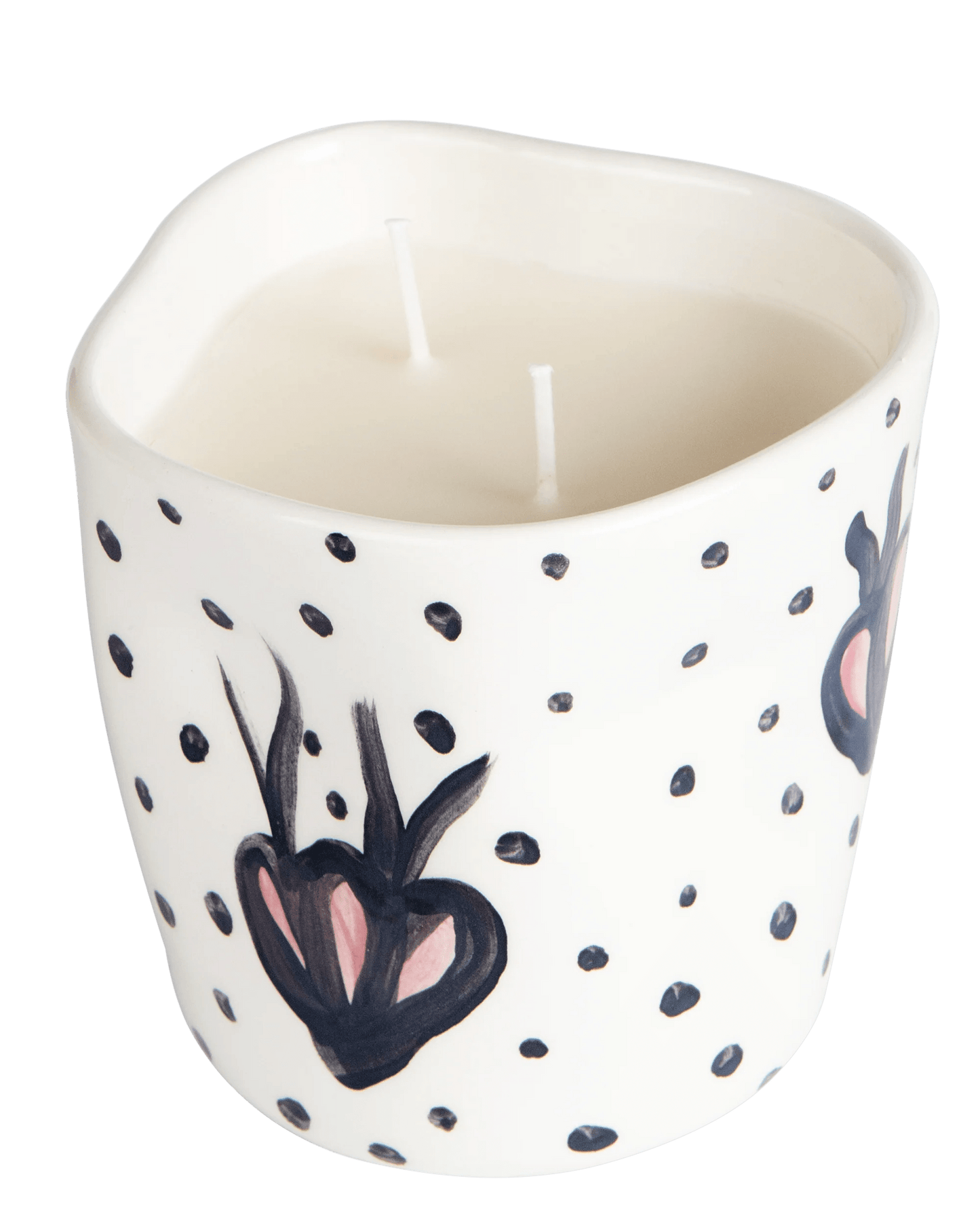 Corals & Dots Candle