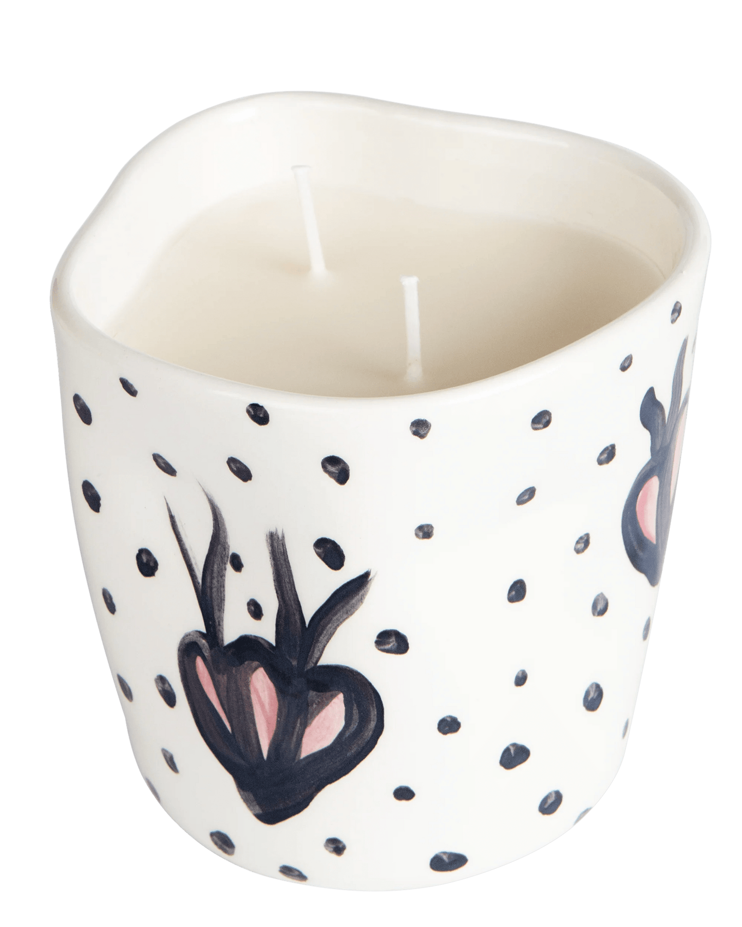 Load image into Gallery viewer, Corals &amp;amp; Dots Candle

