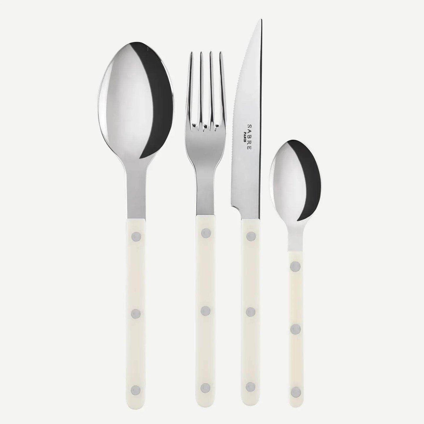 Bistrot 24 pc Cutlery Set | Ivory