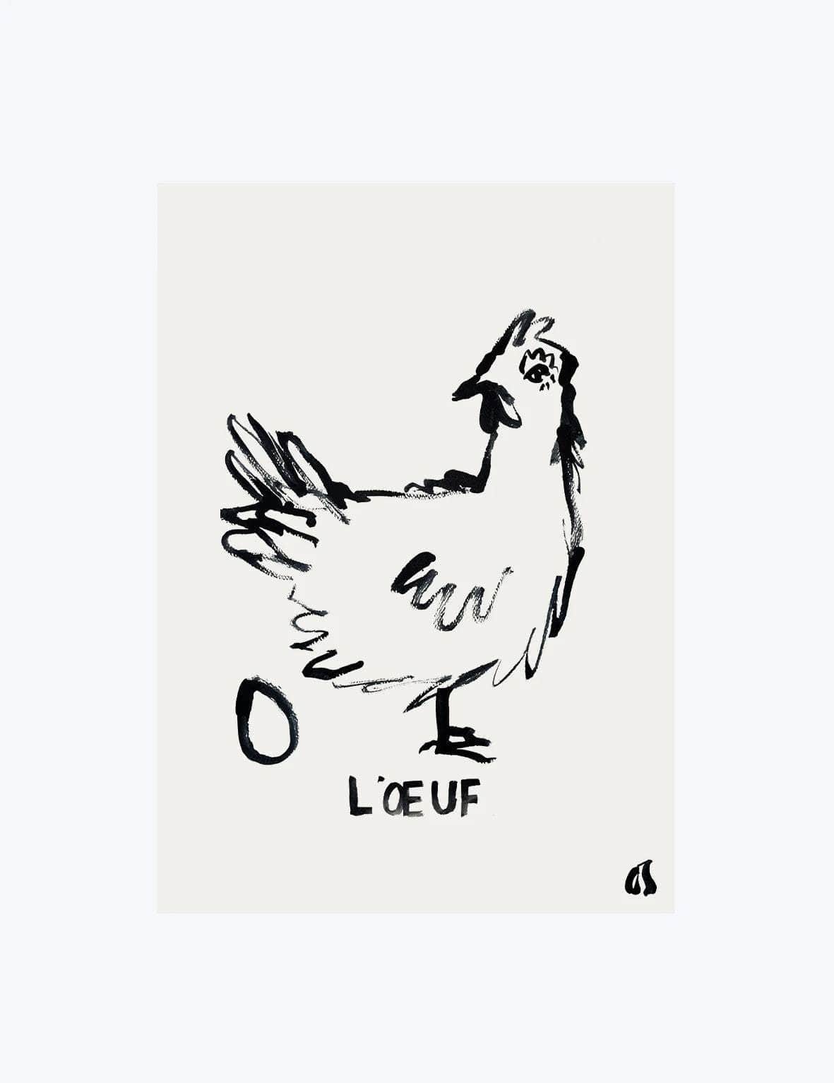L'Œuf | Wall Art Print