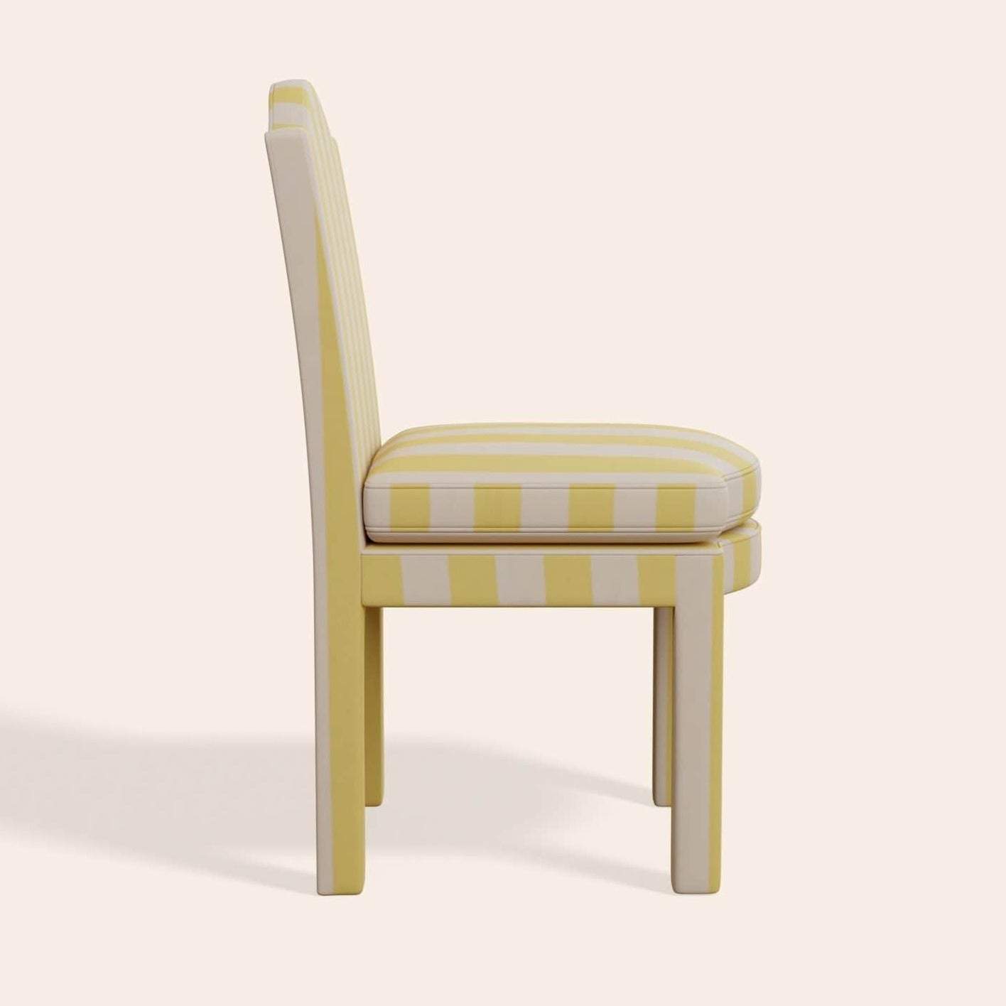 Pair of Leo Dining Chairs, Citron