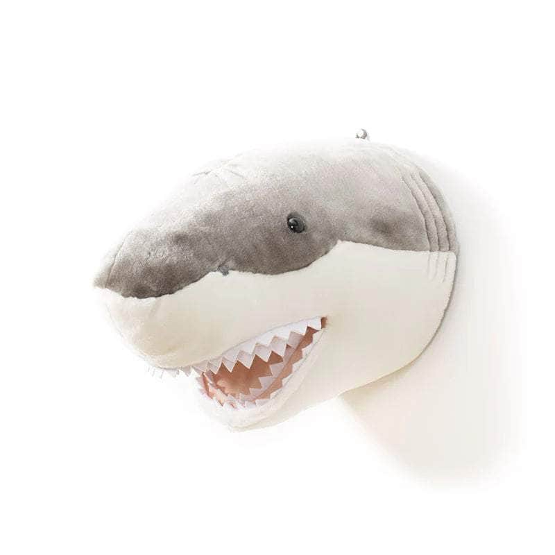 Jack the Shark Wall Mounted Plush Head