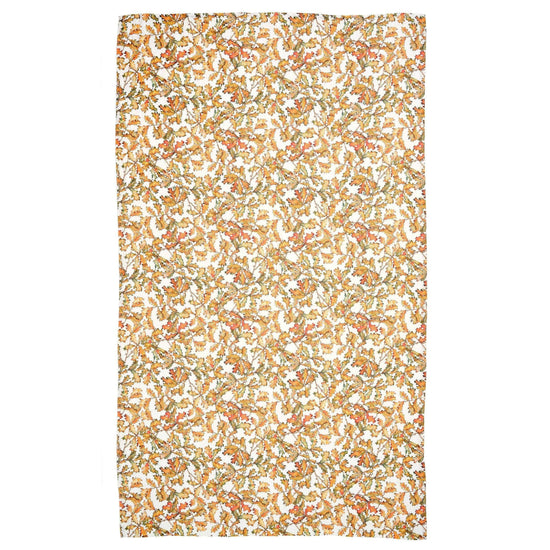Autumn Leaves Oak Linen Table Cloth